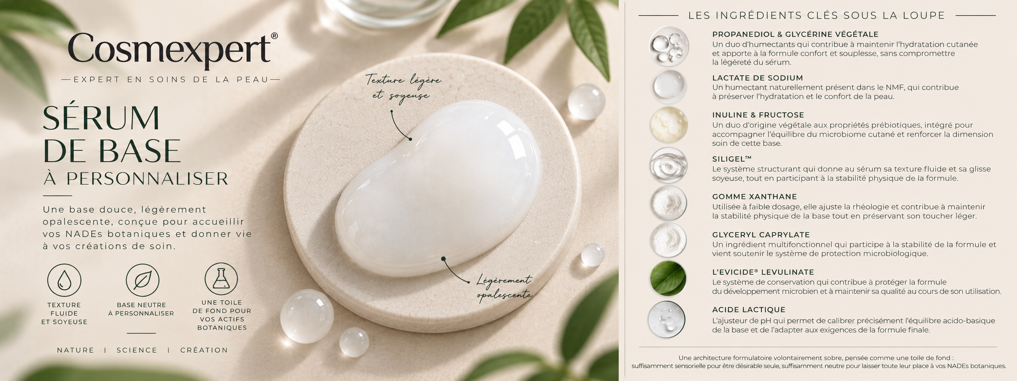 serum tous usages en marque blanche à personnaliser pour créer sa marque cométique