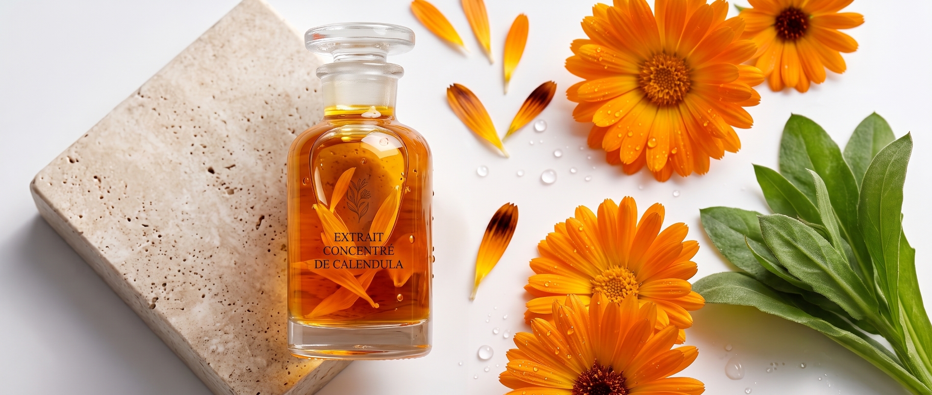 extrait de calendula pour la cosmétique sur mesure