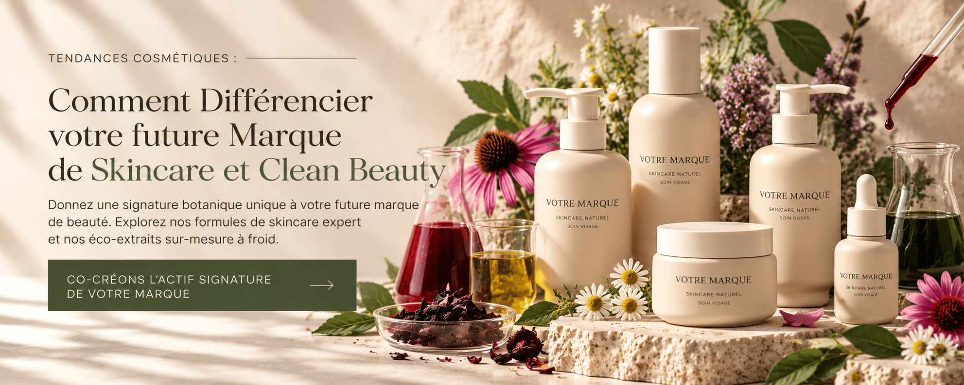Élégance botanique pour votre skincare Élégance botanique pour votre skincare